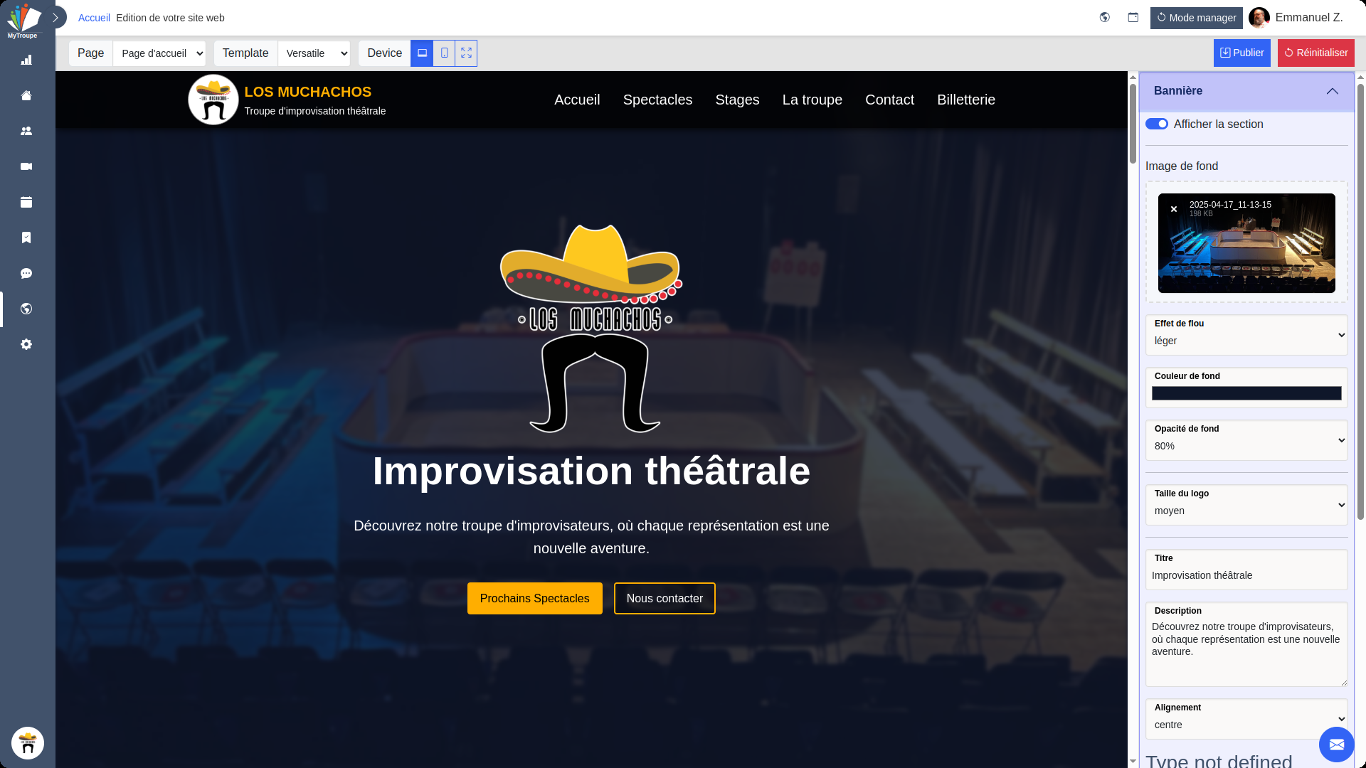 Personnalisation avancée