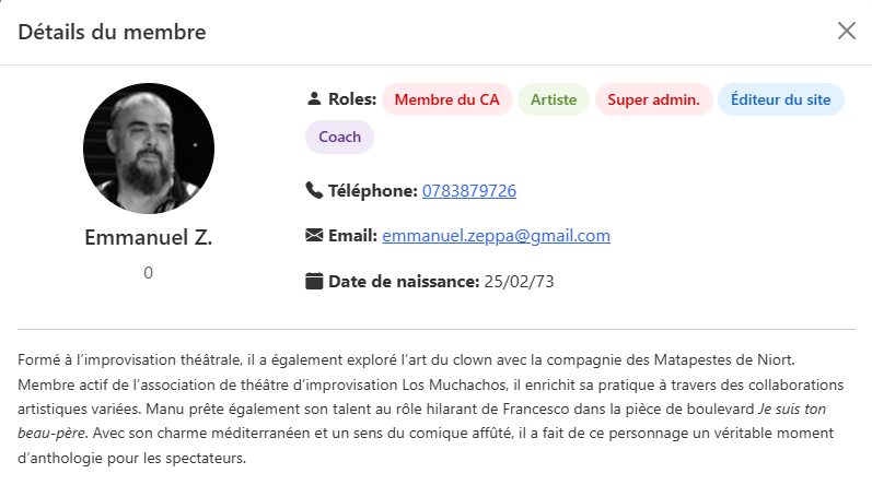 Cartes de groupe