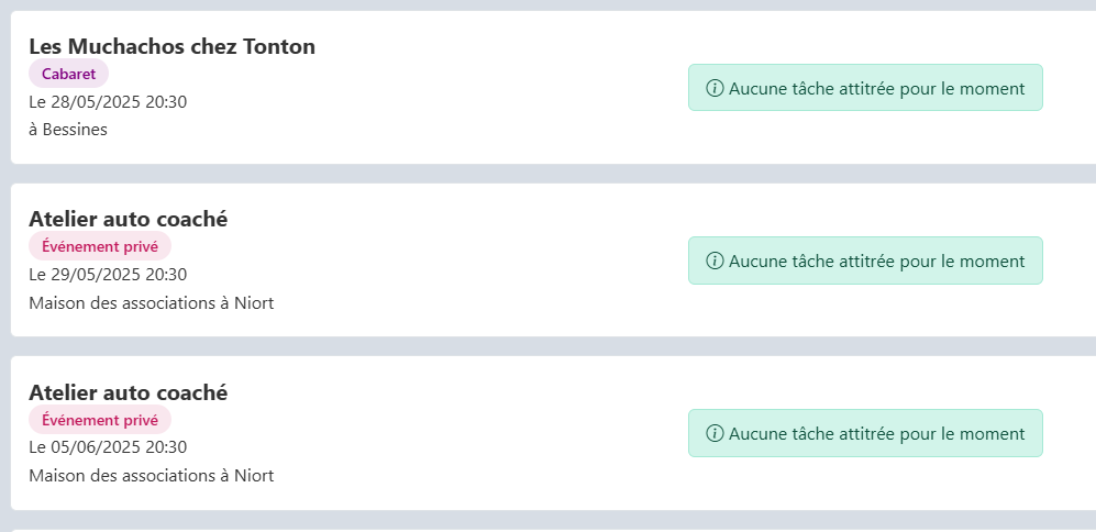Fiche événement
